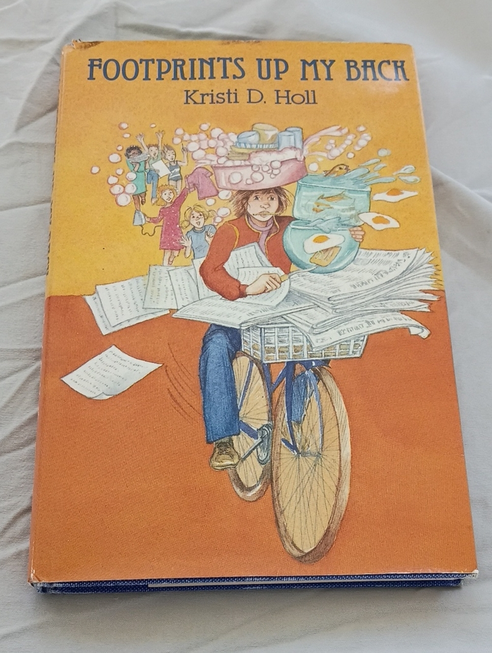Kristi D. Holl 'Footprints Up My Back' Signed Book